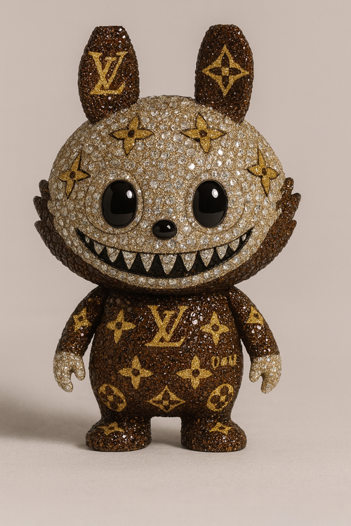 Gold Drip Bunny — Collector’s Crystal Edition